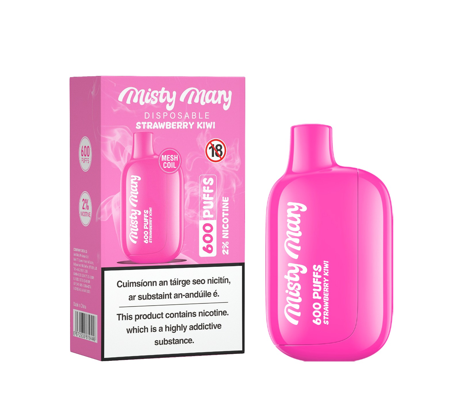 Misty Mary - Strawberry Kiwi