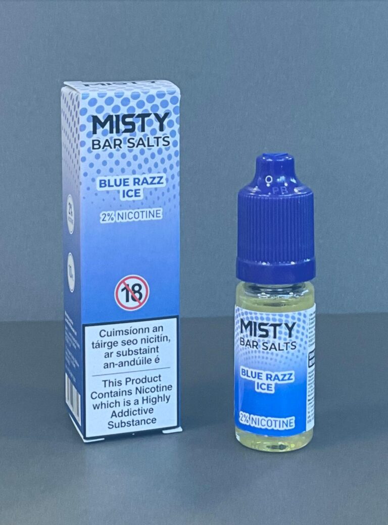Misty Bar Salts – Blue Razz Ice - Just Mist