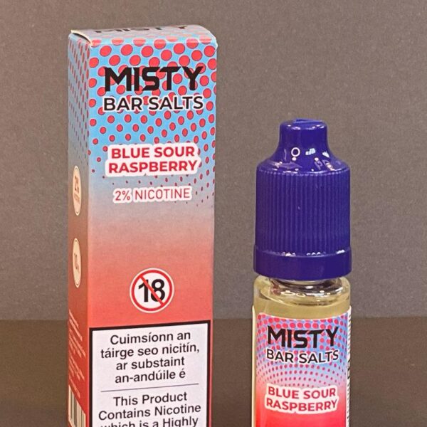 Misty Bar Salts – Blue Sour Raspberry