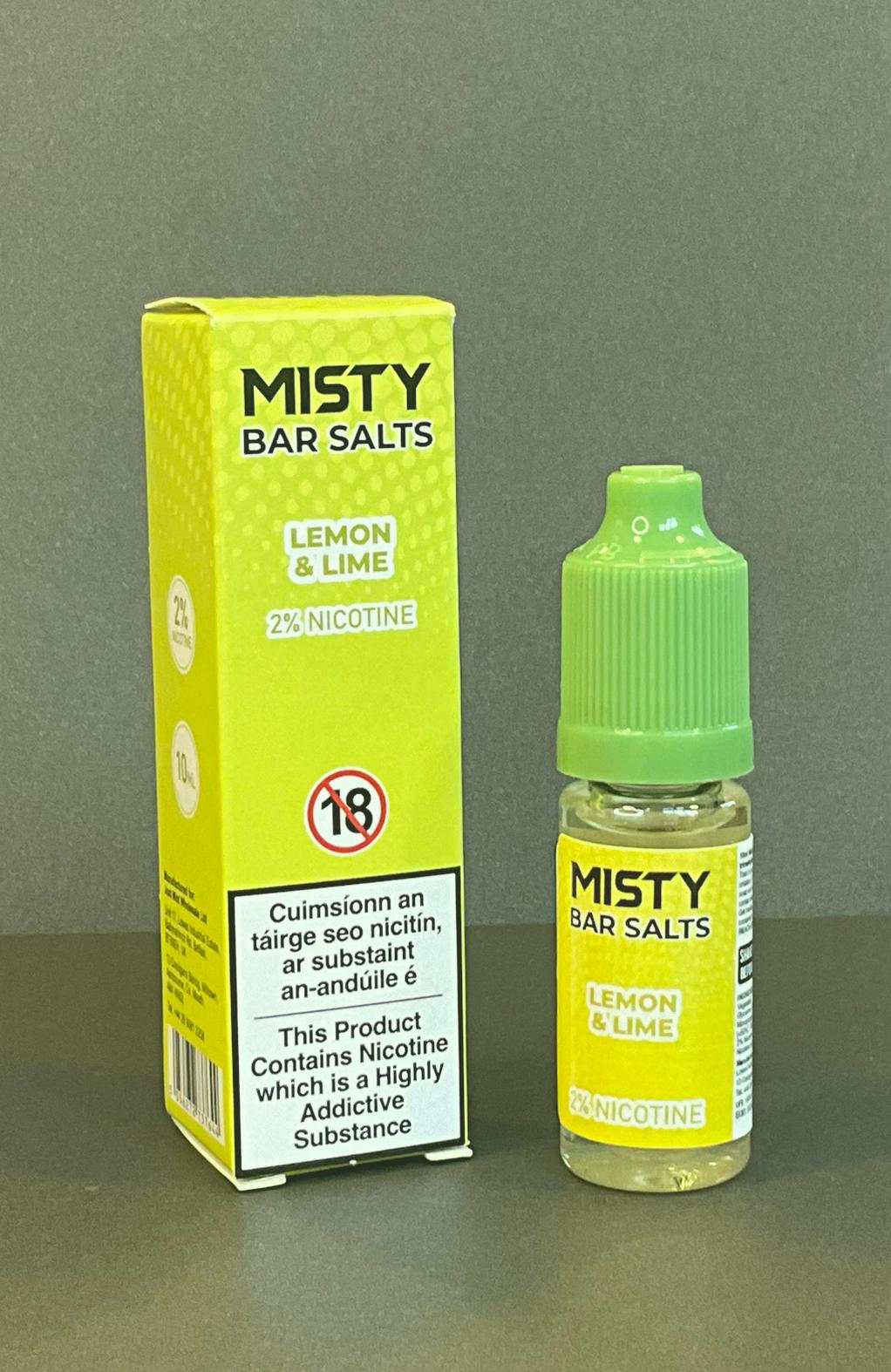 Misty Bar Salts - Lemon and Lime