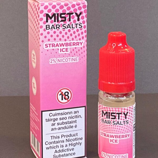 Misty Bar Salts – Strawberry Ice