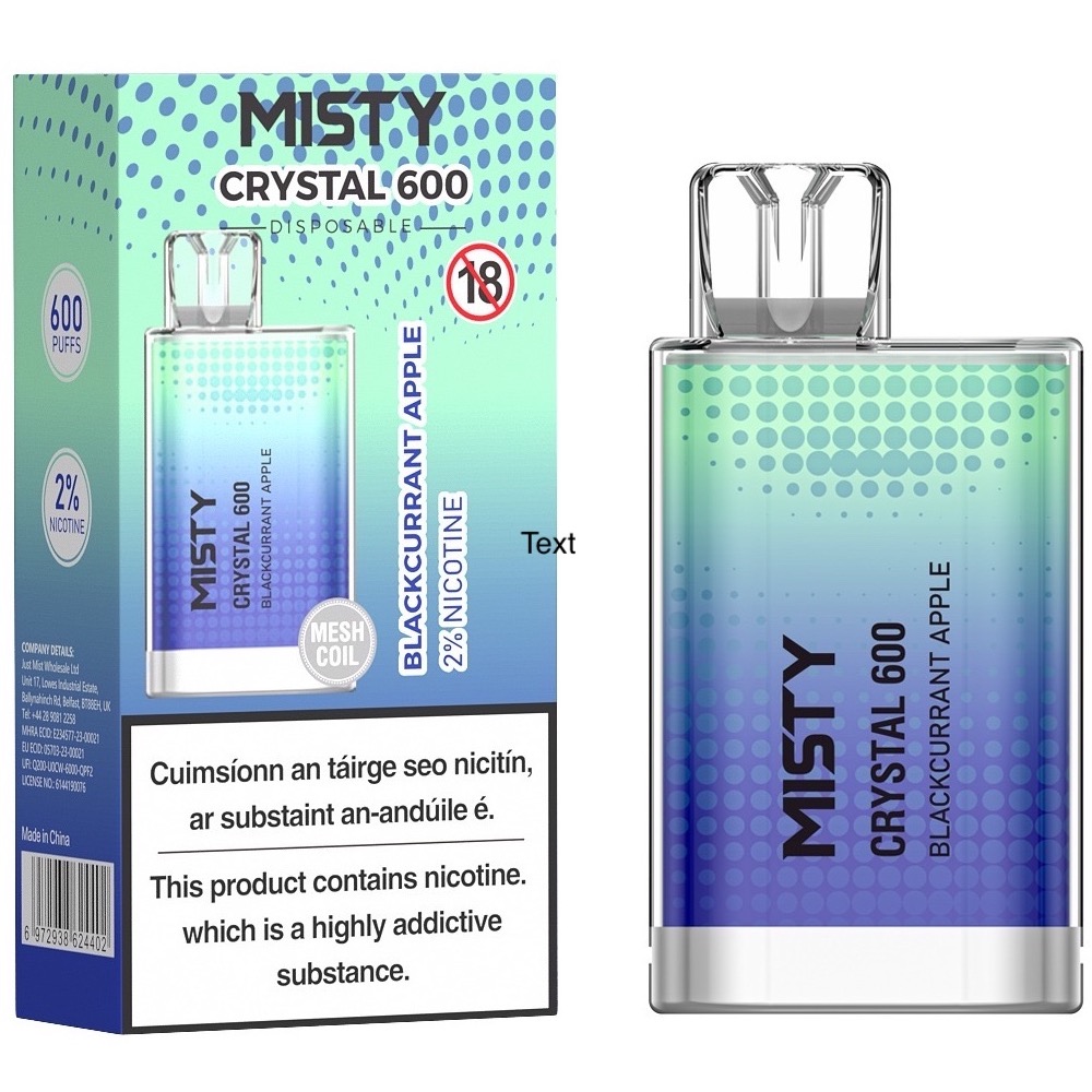 Misty Crystal - Blackcurrent Apple