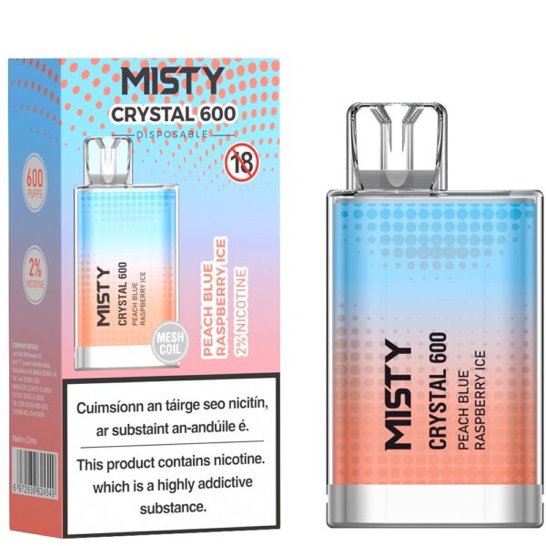 Misty Crystal – Peach Blue Raspberry Ice