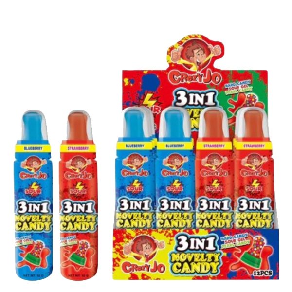 Crazy Jo - 3in1 Novelty Candy