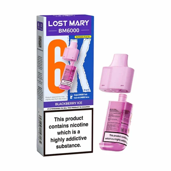 Lost Mary BM6000 - Refill Pod - Blackberry Ice