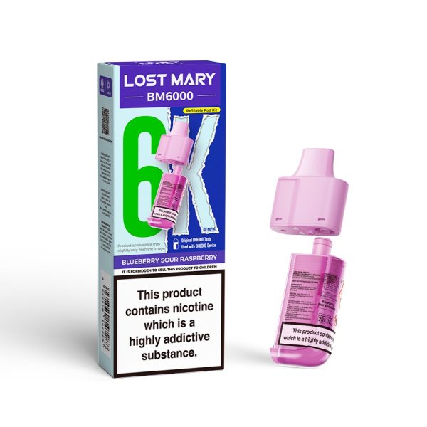 Lost Mary BM6000 - Refill Pod - Blueberry Sour Raspberry