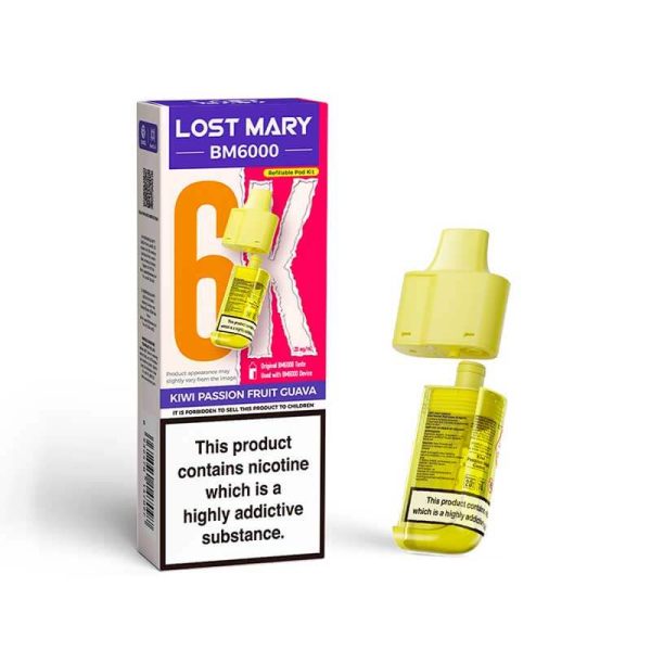 Lost Mary BM6000 - Refill Pod - Kiwi Passionfruit Guava