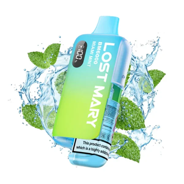 Lost Mary BM6000 - Refillable Pod Kit - Miami Mint