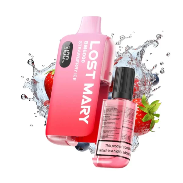 Lost Mary BM6000 - Refillable Pod Kit - Strawberry Ice