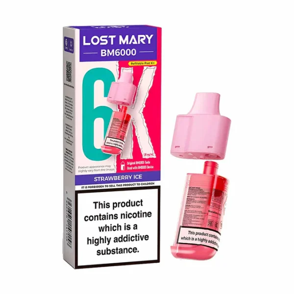 Lost Mary BM6000 - Refill Pod - Strawberry Ice
