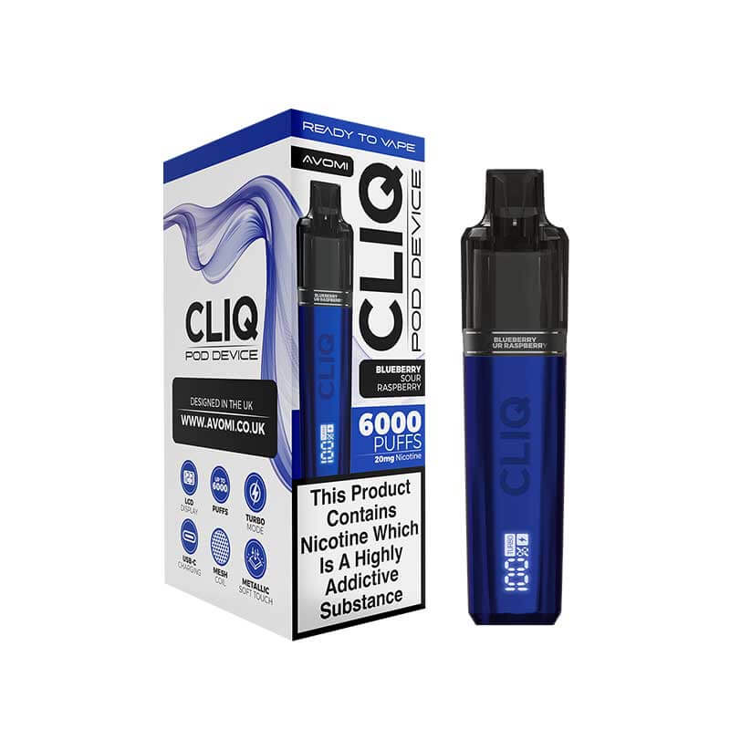Avomi Cliq Prefilled Kit - Blue Sour Raspberry