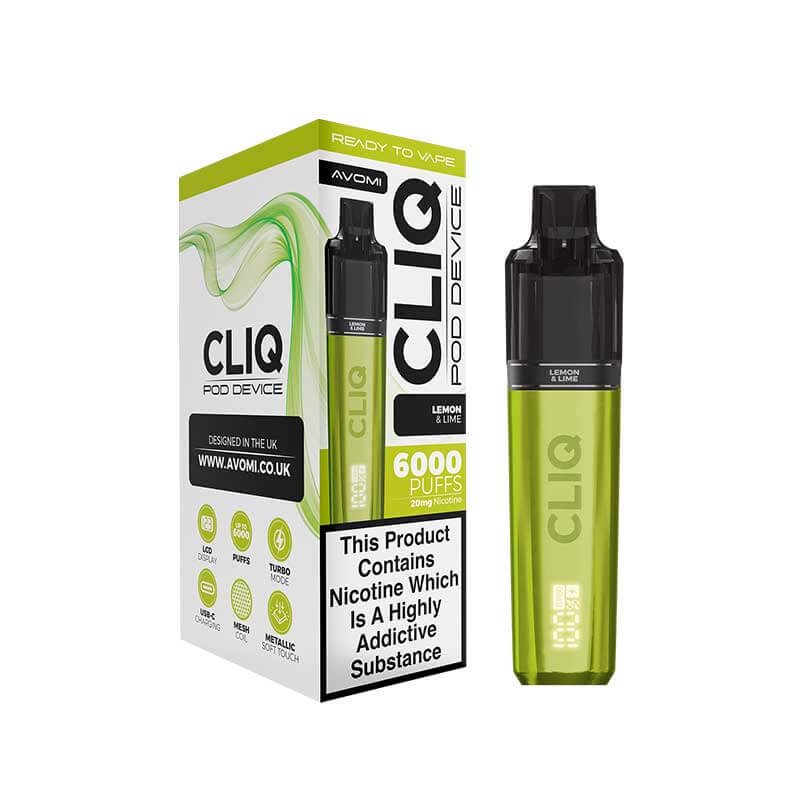 Avomi Cliq Prefilled Kit - Lemon Lime