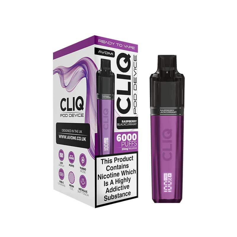 Avomi Cliq Prefilled Kit - Raspberry Blackcurrant