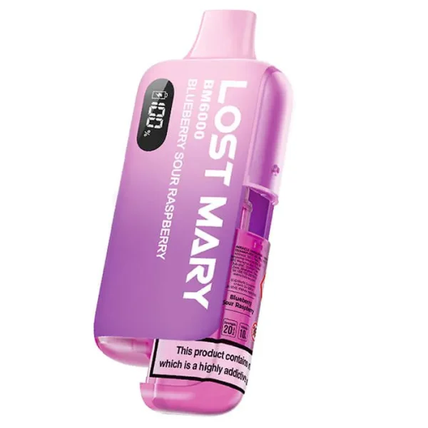 Lost Mary BM6000 - Refillable Pod Kit - Blueberry Sour Raspberry