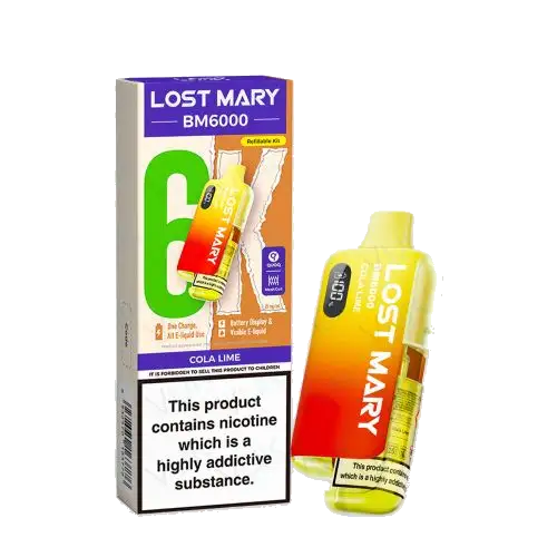 Lost Mary BM6000 - Refillable Pod Kit - Cola Lime
