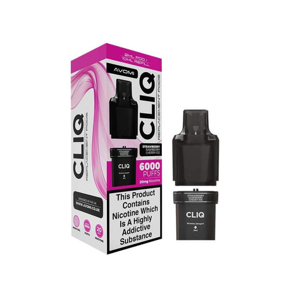 Avomi Cliq Prefilled Pod - Strawberry Raspberry Cherry